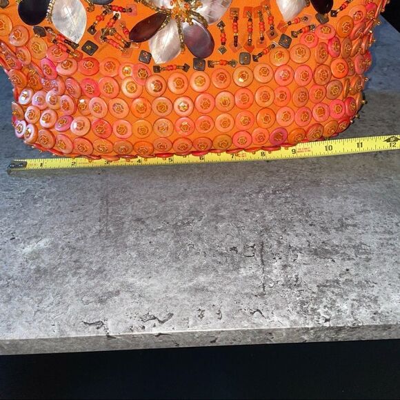 POMME d'orenge orange mini shell bag - Picture 13 of 15